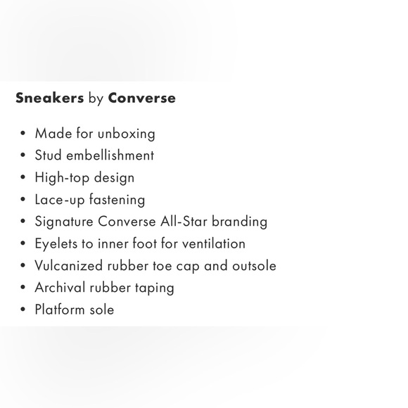 Converse Chuck Taylor Studded Sneakers - Picture 5 of 5